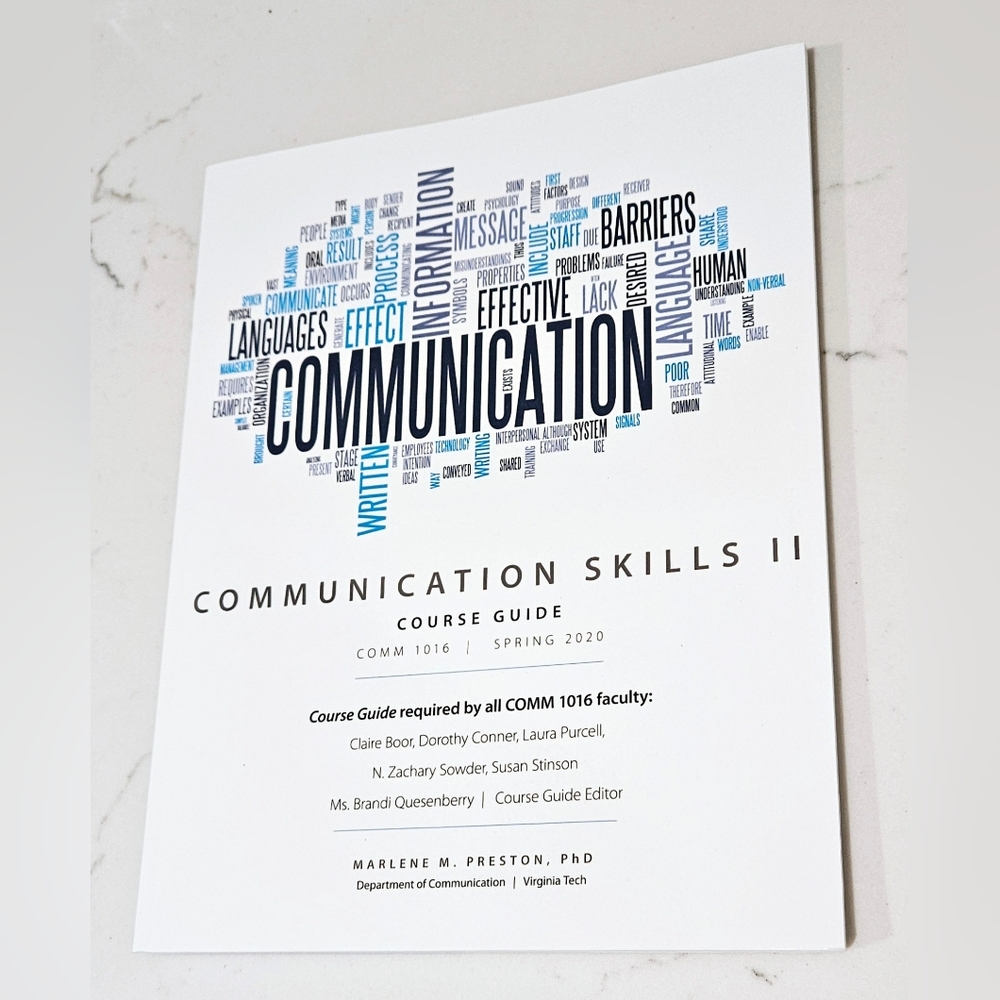 BOGO Communication Skills II Course Guide Paperback Textbook